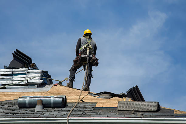 Professional Roofing technician working in Hawthorne, NY
